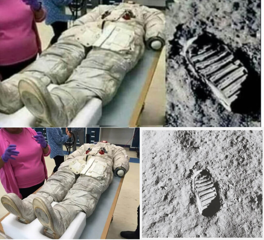 Neil Armstrong un Ayakkabılarının Ay daki Ayak İzleri İle Uyuşmadığı