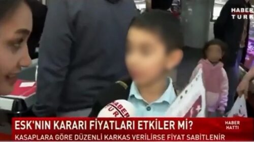 Karne Hediyesi Olarak Et Alan Çocuk Haberi ve Haberi Hazırlayan