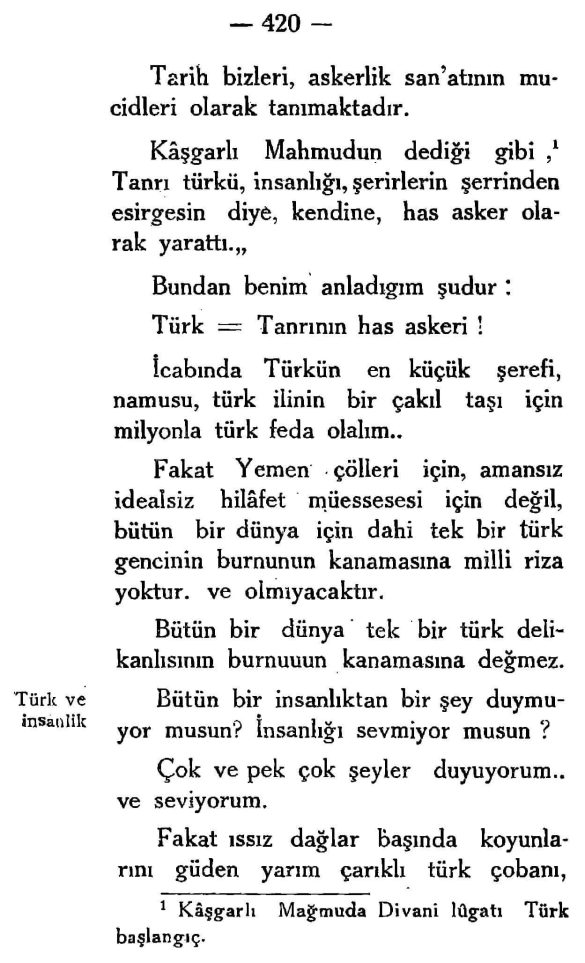 Atatürk e Atfedilen Türk Çocuğu Artık Arap Çölleri İçin Kanını