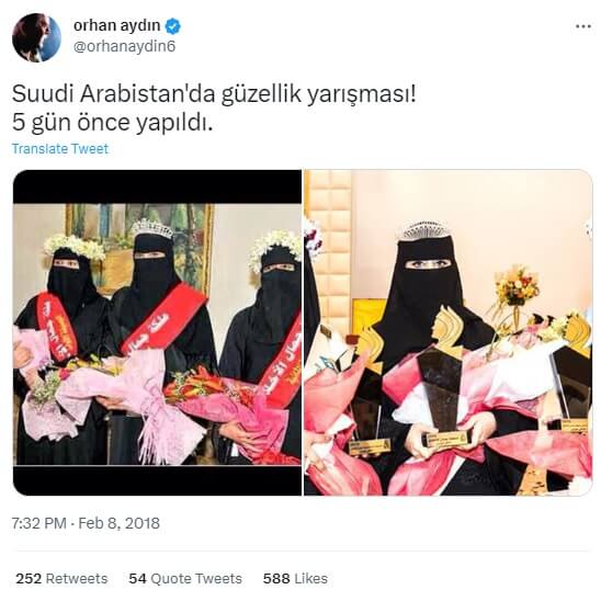 Suudi Arabistan'da Düzenlenen Güzellik Yarışmasını Kazananlara Ait ...